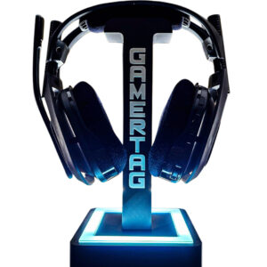 Stativ med namn - Hörlurar