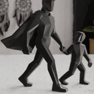 Far och son - statyett